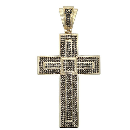 Gold Jesus Piece Bling Bling Pendant