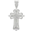 Halo Cross CZ Iced Out Pendant HipHopBling