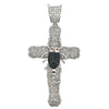 Scorpion Cross CZ Iced Out Pendant HipHopBling