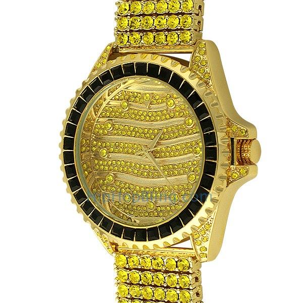 Wavy Lemonade Custom Watch & 6 Row Band