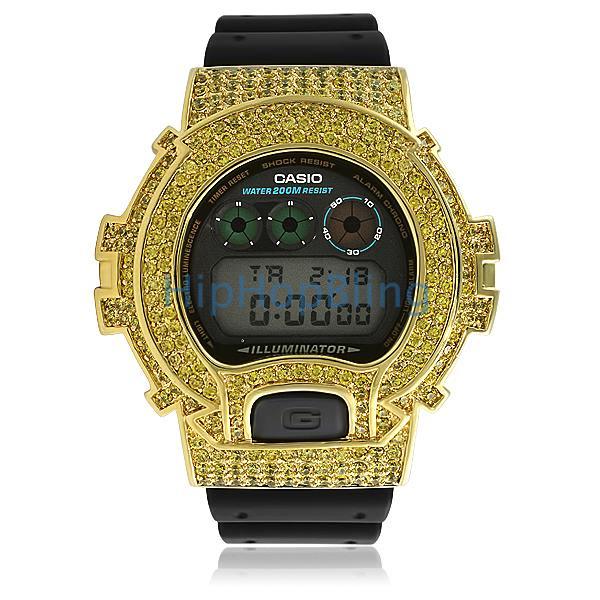 Lemonade Bling Bling Custom Casio G Shock Watch