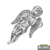 Diamond Cherub Angel .925 Hip Hop Pendant