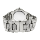 Custom Bling Bling Silver Ice Blizzard Watch