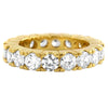 Gold Eternity 4MM CZ Bling Bling Ring