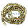 Gold Totally Iced Out Bling Bling Chain