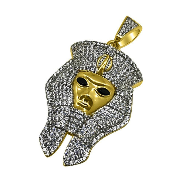 Pharaoh Gold CZ Bling Bling Pendant