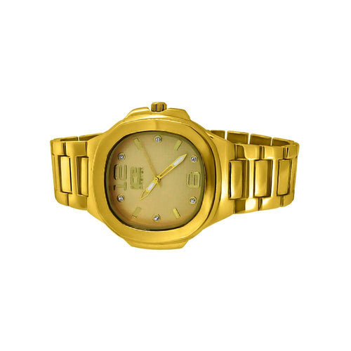 Gold Modern Fashion Metal Band Watch