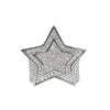 Super Star Rhodium CZ Bling Bling Ring