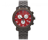 Matching Red Diamonds & Dial 3.50ct Black Joe Rodeo Watch