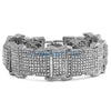 The Boss Rhodium Bling Bling Bracelet