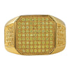 Lemonade Boss CZ Micro Pave Bling Bling Ring