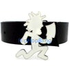 ICP Insane Clown Posse White Enamel Hatchet Man Belt Buckle