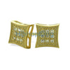 SM Kite Gold Vermeil CZ Micro Pave Earrings .925 Silver