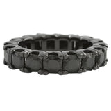 Princess Eternity Black CZ Bling Bling Ring