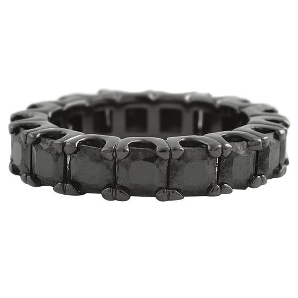 Princess Eternity Black CZ Bling Bling Ring