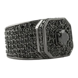 Presidential Black CZ Bling Bling Ring