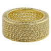 Lemonade 360 Eternity CZ Iced Out Ring