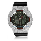 Custom Micro Pave Casio G Shock Watch GA100