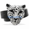 Cheetah Silver Hip Hop Buckle