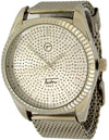 Silver Presidential Watch with Mesh Band