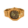 Copper Modern Fashion Metal Watch Black Dial