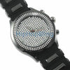 Totally Bling Pave Dial Black Jelly Watch